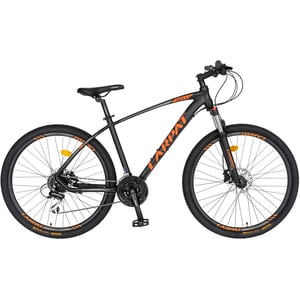 Bicicleta MTB-HT CARPAT C2788HNP, 27.5", cadru aluminiu, negru-portocaliu