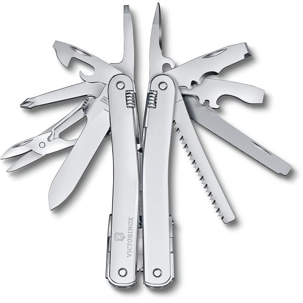Cleste multifunctional VICTORINOX Swiss Tool Spirit MX 3.0224.MN, maner otel, argintiu