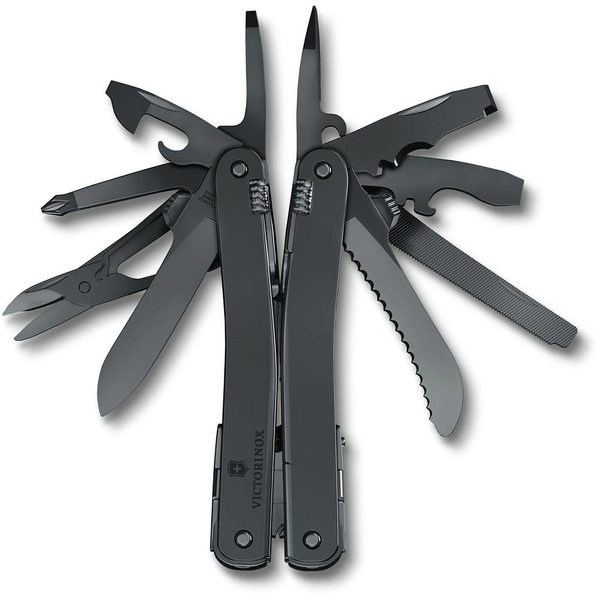 Cleste multifunctional VICTORINOX Swiss Tool Spirit MX 3.0226.M3N, maner otel, negru