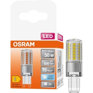 Bec LED OSRAM 4058075432482, G9, 4.8W, 600lm, lumina neutra