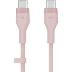Cablu date BELKIN CAB009bt2MPK, USB-C - USB-C, 2m, roz