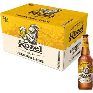 Bere blonda Kozel Premium bax 0.33L x 24 sticle