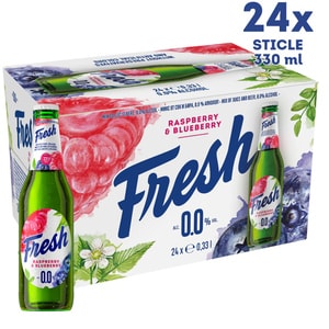 Bere cu arome Fresh Raspberry bax 0.33L x 24 sticle 