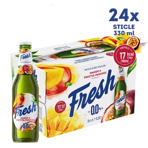 Bere cu arome Fresh Mango bax 0.33L x 24 sticle