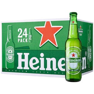 Bere blonda Heineken Import Olanda bax 0.33L x 24 sticle