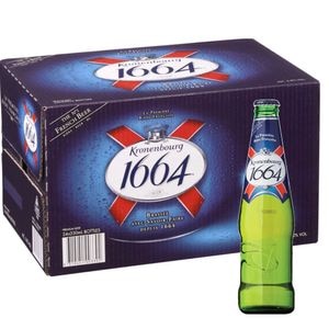 Bere blonda Kronenbourg Import Franta bax 0.33L x 24 sticle