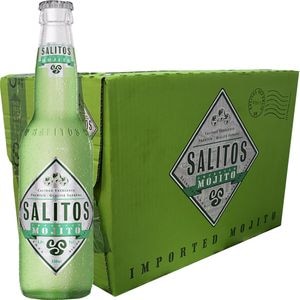 Bere cu arome Salitos Mojito bax 0.33L x 24 sticle