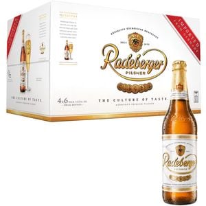 Bere blonda Radeberger Pilsner bax 0.33L x 24 sticle