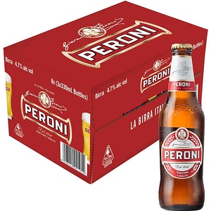 Bere blonda Peroni Red bax 0.33L x 24 sticle