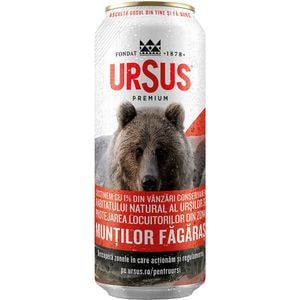 Bere blonda Ursus bax 0.5L x 24 doze