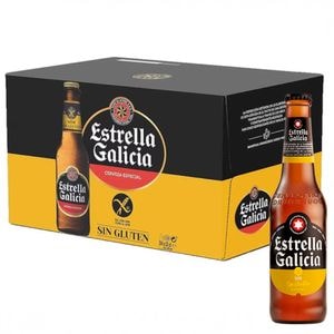 Bere blonda Estrella Galicia Glutenfree bax 0.33L x 24 sticle