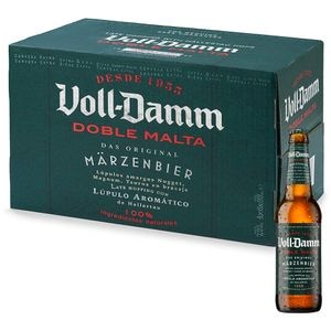 Bere blonda Voll Damm bax 0.33L x 24 sticle