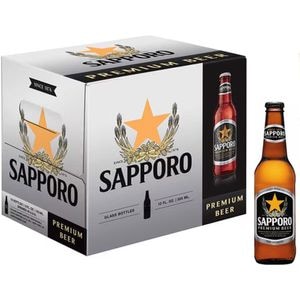 Bere blonda Sapporo bax 0.33L x 24 sticle