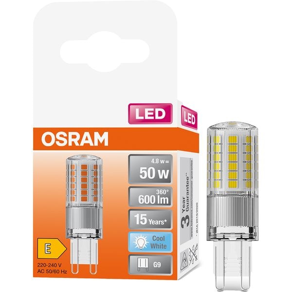 Bec LED OSRAM 4058075432482 G9 4.8W 600lm lumina neutra