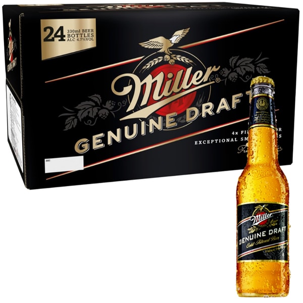 Bere blonda Miller Genuine bax 0.33L x 24 sticle