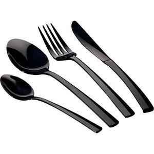 Set tacamuri BERLINGER HAUS BH 3080, 24 piese, otel inoxidabil, negru