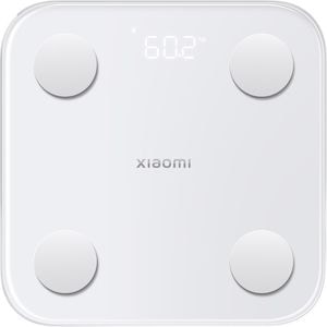 Cantar corporal XIAOMI Body Composition Scale 400, 150kg, Bluetooth, sticla, alb
