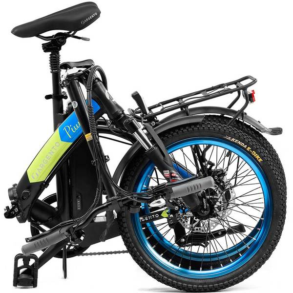 Bicicleta asistata electric ARGENTO E-MOBILITY Piuma, 20 Inch, negru