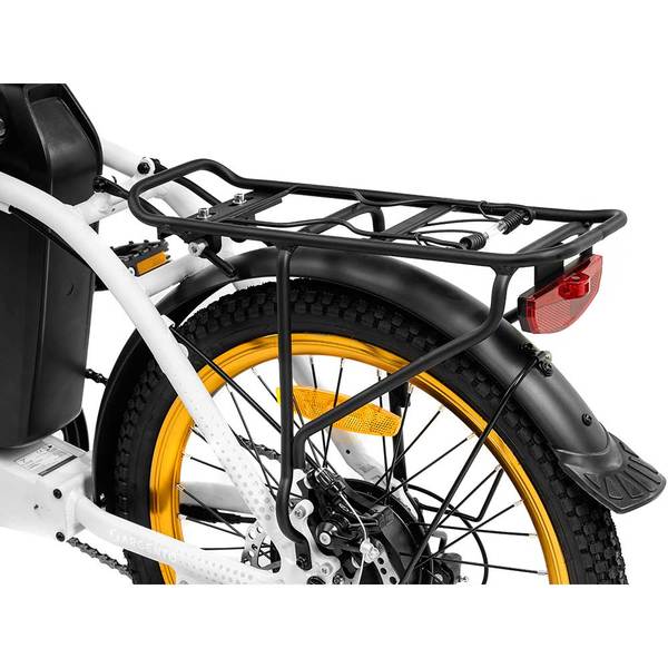 Bicicleta asistata electric ARGENTO E-MOBILITY Piuma-S, roata 20", motor 250W, viteza max 25Km/h, alb