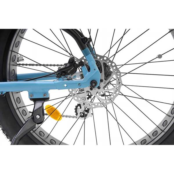 Bicicleta asistata electric pliabila JEEP Blizzard, roata 26", motor 250W, viteza max 25Km/h, negru-albastru deschis