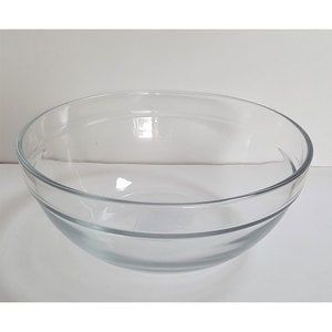 Set bol VALUE, 2 piese, 23 cm, sticla, transparent