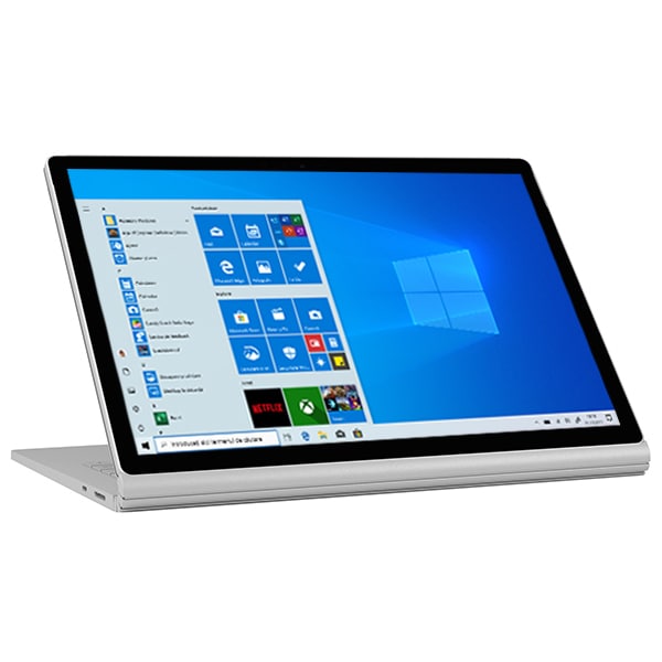 Laptop 2 in 1 MICROSOFT Surface Book 2, Intel Core i5-7300U pana la 3.5GHz, 13.5" Touch, 8GB, SSD 256GB, Intel HD Graphics 620, Windows 10 Pro, argintiu