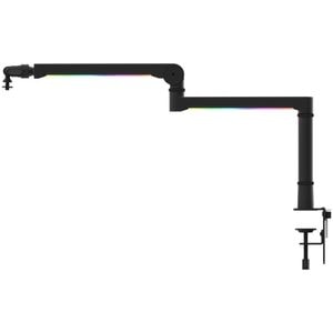 Brat de microfon AQIRYS Cassini, RGB, negru