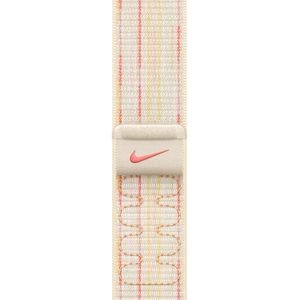 Bratara pentru APPLE Watch 40mm Sport Loop Starlight/Pink Nike, MC1Q4ZM/A