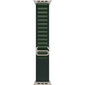 Bratara pentru APPLE Watch 49mm Dark Green Alpine Loop Large Natural Titanium Finish, MXMW3ZM/A