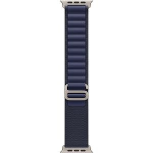 Bratara pentru APPLE Watch 49mm Navy Alpine Loop Small Natural Titanium Finish, MXMX3ZM/A