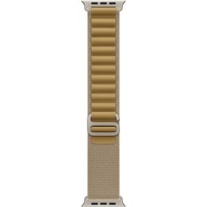 Bratara pentru APPLE Watch 49mm Tan Alpine Loop Medium Natural Titanium Finish, MXN23ZM/A