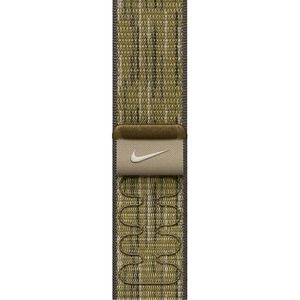 Bratara pentru APPLE Watch 46mm Sport Loop Green/Grey Nike, MXU33ZM/A