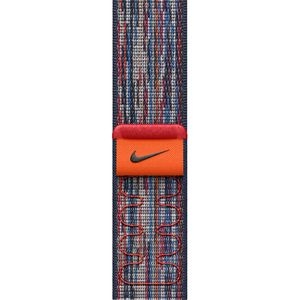 Bratara pentru APPLE Watch 46mm Sport Loop Blue/Red Nike, MXU43ZM/A