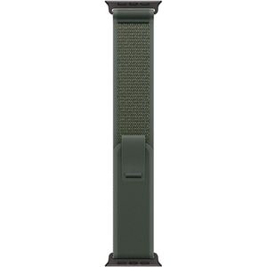 Bratara pentru APPLE Watch 49mm Green Trail Loop - M/L - Black Titanium Finish, MYQ43ZM/A