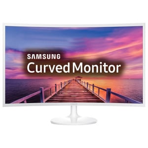 Monitor curbat LED VA SAMSUNG LC32F391FWU, 32", Full HD, 60Hz, alb