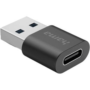 Adaptor HAMA 200357, USB-A - USB-C, negru