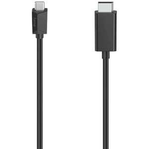 Cablu USB Type C-DisplayPort HAMA 200717, 1.5m, negru