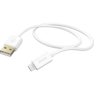 Cablu date HAMA 201581, USB-A - Lightning, 1.5m, alb