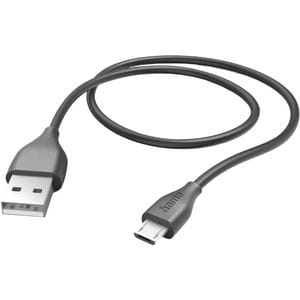 Cablu date HAMA 201586, USB-A - MicroUSB, 1.5m, negru
