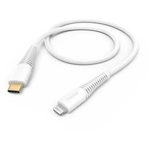 Cablu date HAMA 201603, USB-C - Lightning, 1.5m, alb