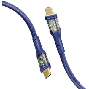 Cablu date PROMATE TransLine-CC200, USB-C - USB-C, 2m, albastru