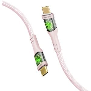 Cablu date PROMATE TransLine-CC200, USB-C - USB-C, 2m, roz