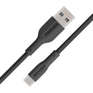 Cablu date PROMATE XCord-AC, USB-A - USB-C, 1m, negru