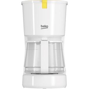 Cafetiera BEKO CFM4340W, 1.25l, 900W, pana la 10 cesti, alb-gri