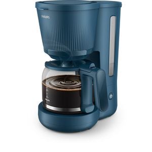 Cafetiera PHILIPS Seria 3000 HD7411/70, 1.25l, 1080W, 10 cesti, albastru inchis