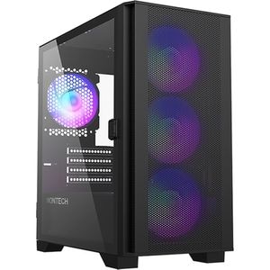 Carcasa PC MONTECH Air 100 ARGB, USB 3.0, fara sursa, negru