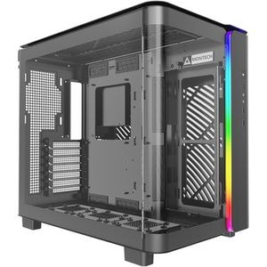 Carcasa PC MONTECH King 95, USB Type-C, fara sursa, negru