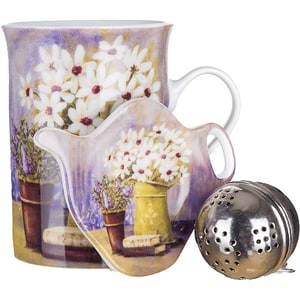 Set cana pentru ceai BANQUET Daisy, ceramica