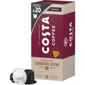 Capsule cafea COSTA COFFEE Signature Blend Espresso, compatibile Nespresso, 20 capsule, 114g