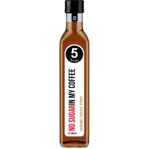 Sirop cafea 5 TO GO Caramel No Sugar, 0.25l